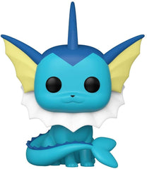Funko Pop! Games Vaporeon figure front view for display and collection.
