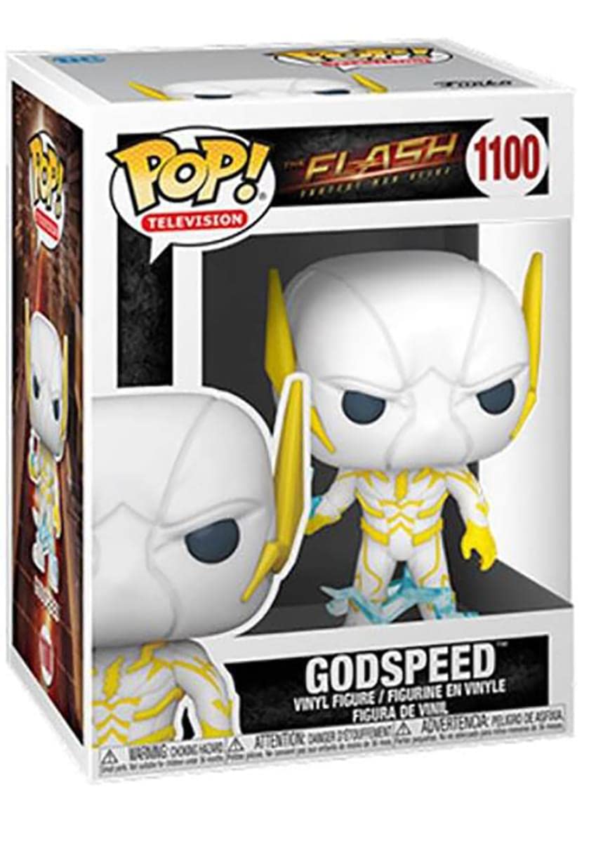 Funko Pop! Godspeed in window box packaging emphasizes collectible status