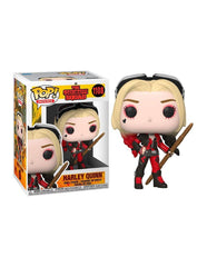 Funko Pop Harley Quinn Bodysuit packaging image shows branding and details