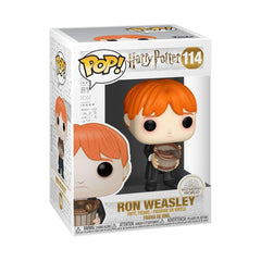 Funko Pop! Harry Potter Ron Puking Slugs with Bucket front view, ideal display piece for collectors.