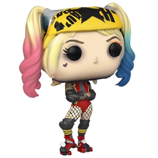 Funko Pop! Heroes Birds of Prey Harley Quinn front view for display.