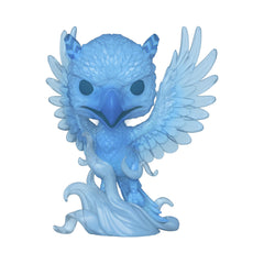 Funko Pop HP Patronus Dumbledore window box for easy presentation