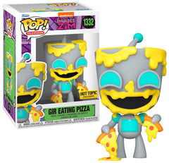 Funko Pop Invader Zim Gir Eating Pizza Special Edition figure for display