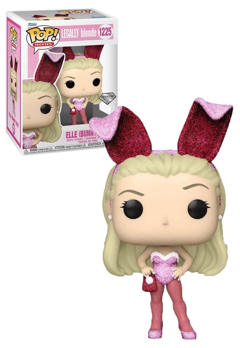 Funko POP Legally Blonde Elle Woods Bunny Diamond Glitter figure with sparkling deco for display