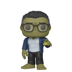 Funko Pop Marvel Avengers Endgame Hulk with Taco front view for display and collection.