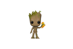 Funko POP! Marvel Groot Infinity War set designed to enhance shelf collections.