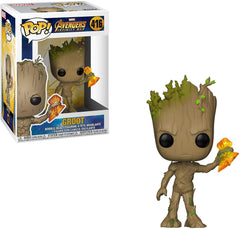 Funko POP! Groot with Stormbreaker figure in a display-ready pose for shelves.