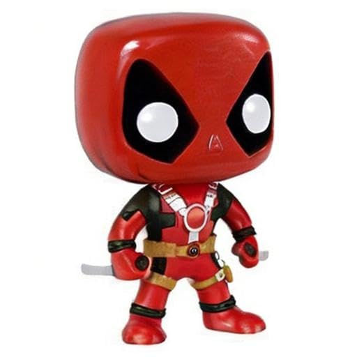 Funko Pop Marvel Deadpool two swords pose, great for dioramas and posts.