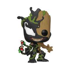 Funko Pop Marvel Venom Groot multicolor figure, ready for display and collection