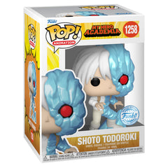 Funko Pop MHA Ice Todoroki first appearance figure, ideal for shelf display.