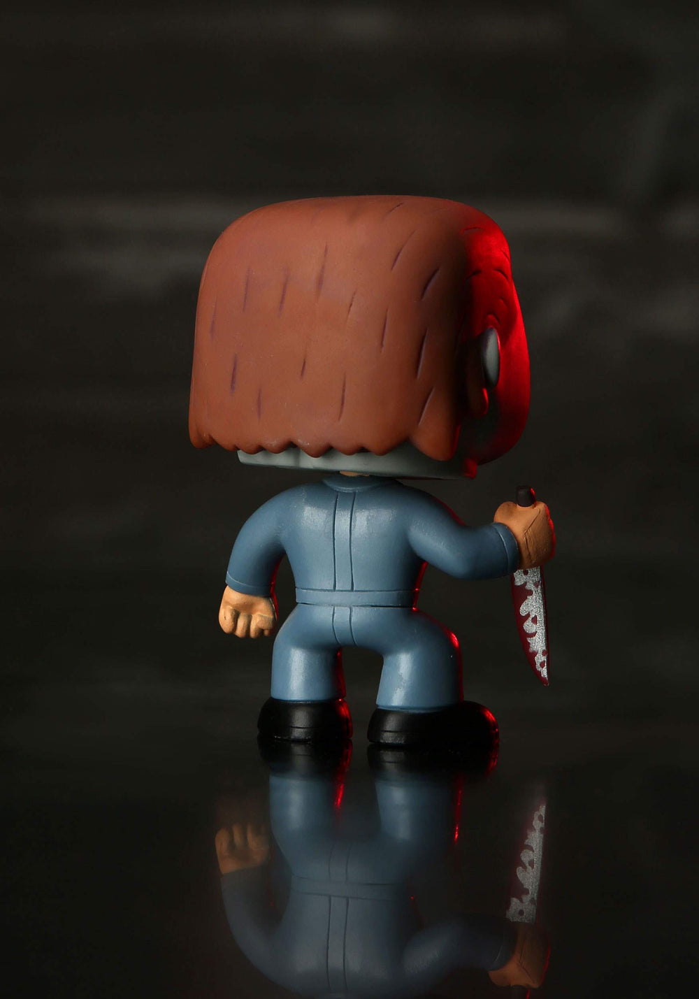 Funko Michael Myers blue figure with rotating head for dynamic posing