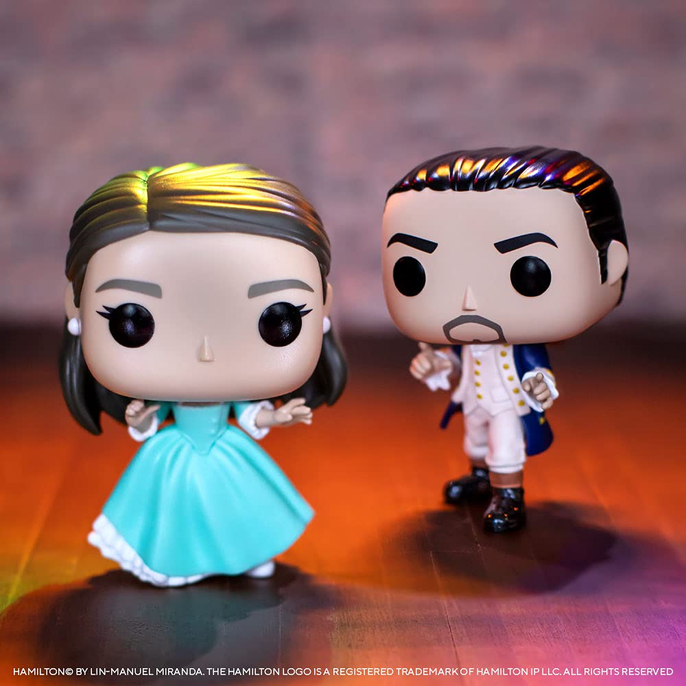 Funko Pop! Hamilton Eliza Hamilton side profile display, ideal shelf accent.