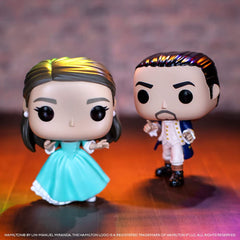 Funko Pop! Hamilton Eliza Hamilton side profile display, ideal shelf accent.