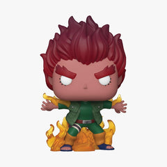 Funko Pop! Naruto Shippuden Might Guy Eight Inner Gates glow-in-the-dark figure for display and collection.