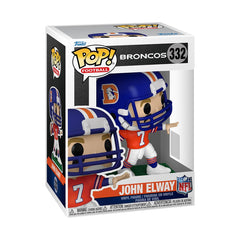Funko Pop John Elway in Broncos colors, a perfect display and gifting collectible.