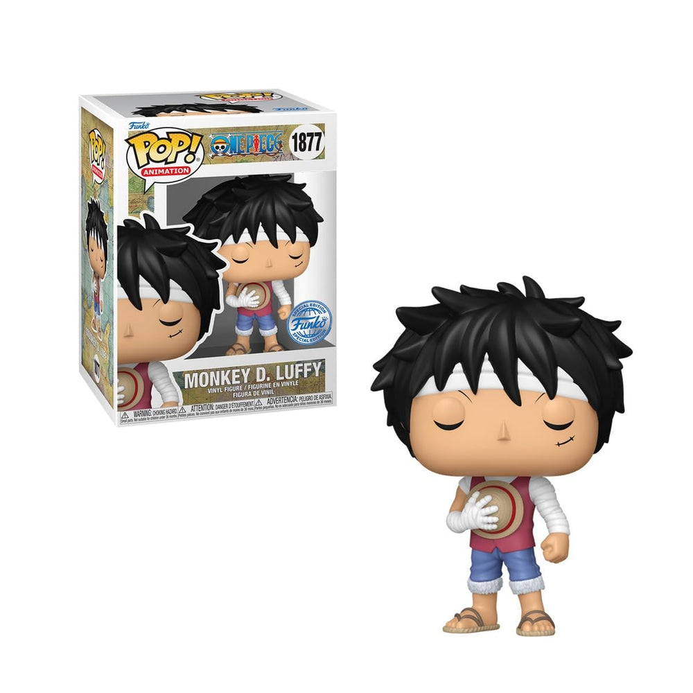 Funko Pop! One Piece Luffy in Marineford figure for display on shelves or desks