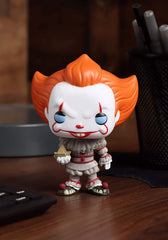 Pennywise with Boat Funko Pop figure, ideal for shelf display and collection.