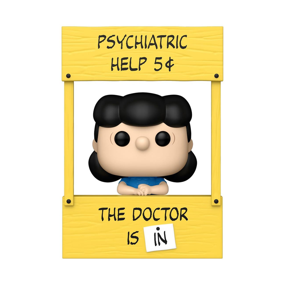 Lucy vinyl figure from Funko Pop! Plus, a charming display piece for shelves or desks.