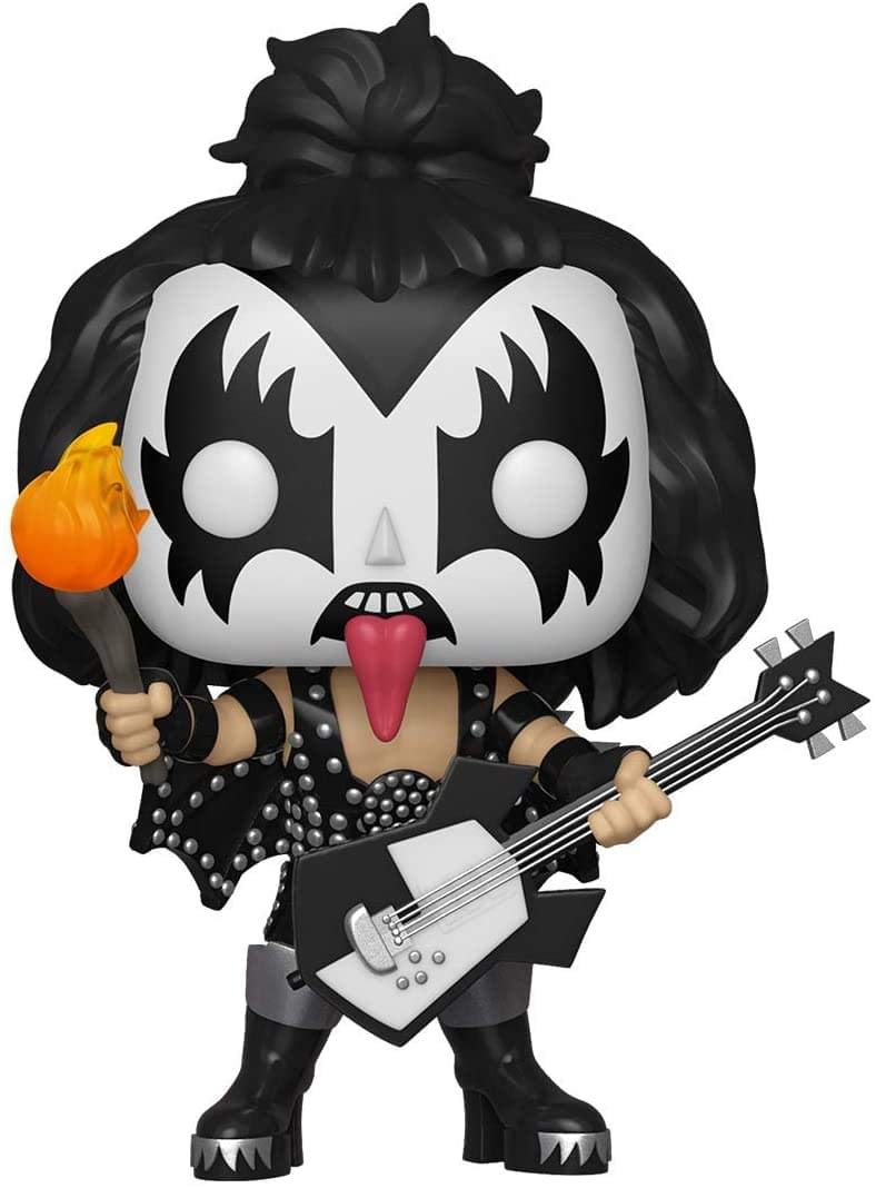 Funko Kiss Demon side view ideal for shelf display.