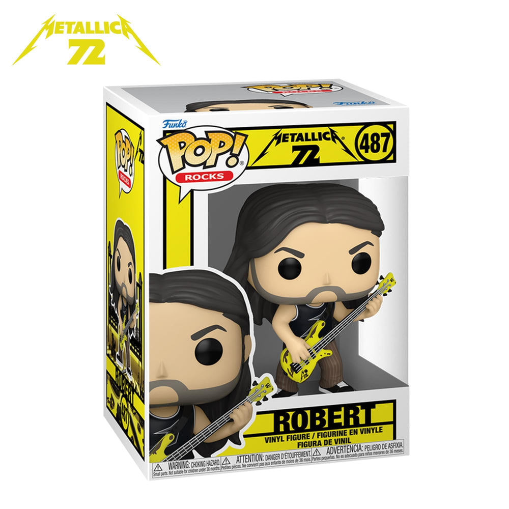 Funko Pop! Rocks Metallica Robert side view, perfect pairing with other figures