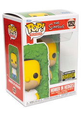 Funko Pop! Simpsons Homer hedges close-up showcases sculpt detail for vibrant display