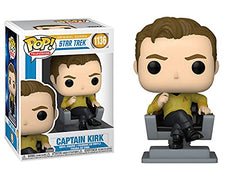 Funko Star Trek Kirk head detail highlights sculpt accuracy.