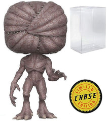 Funko Pop! Stranger Things Demogorgon Chase on a display shelf with colorful backdrop.