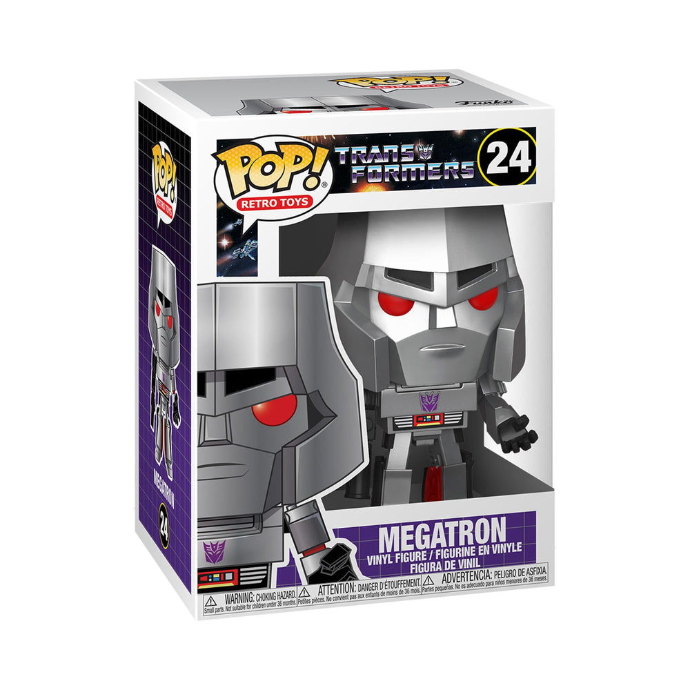 Funko Megatron Pop vinyl figure front view for display and collection.
