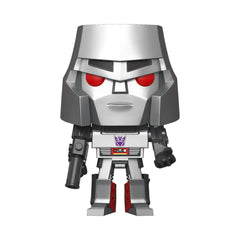 Funko Megatron Pop side view highlighting the profile for shelves.