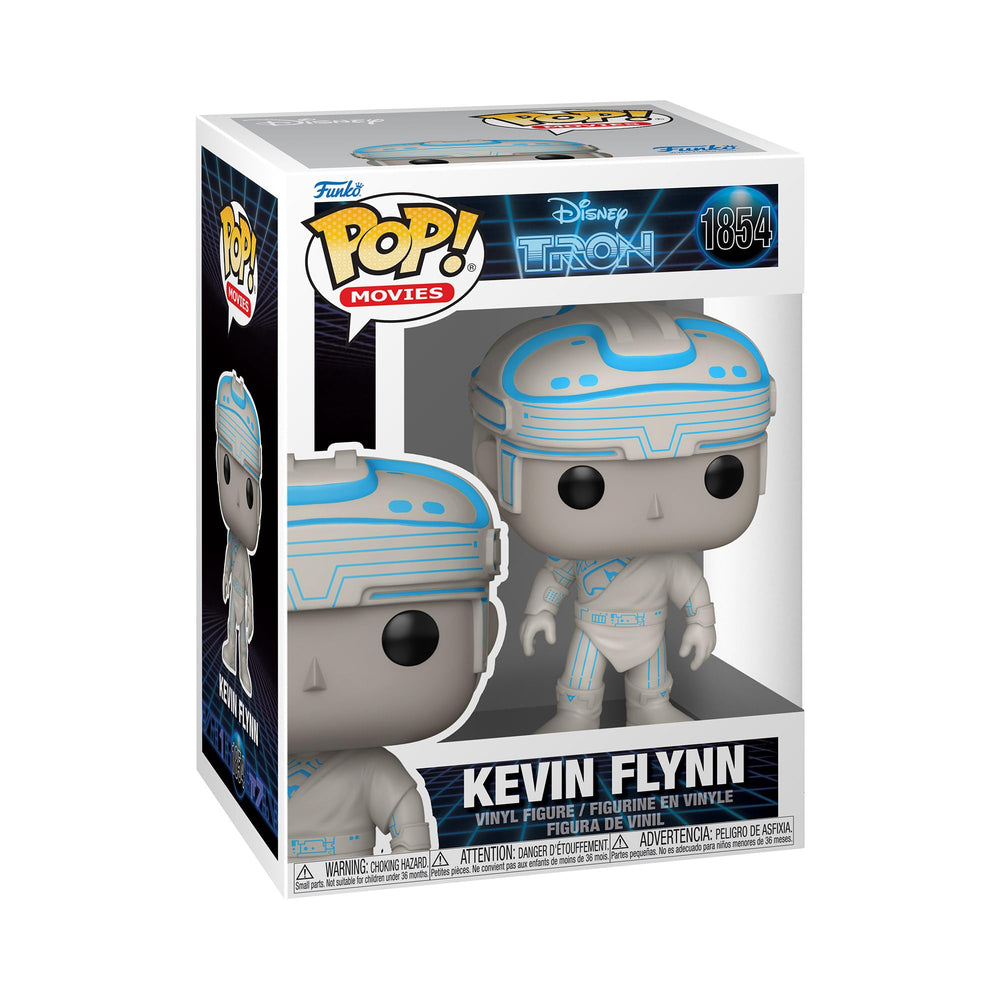 Funko Pop! Tron Kevin Flynn front view for shelf display and collection showcase