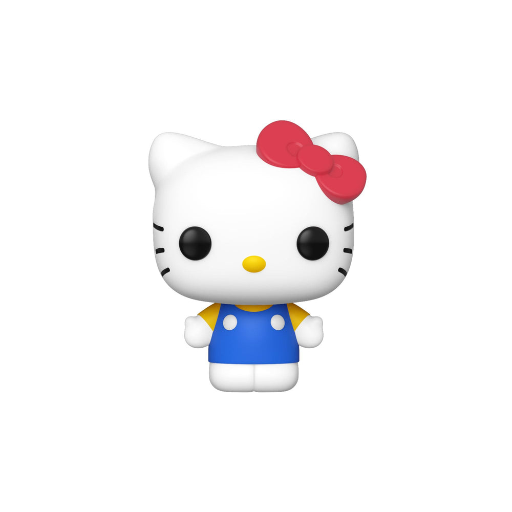 Funko Pop! Sanrio Hello Kitty 3.75-inch figure, compact collectible for desks and shelves.