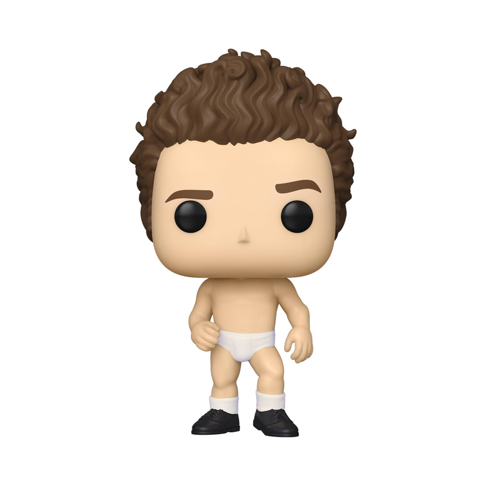 Funko Seinfeld Kramer in Underwear profile view, great for shelf display.