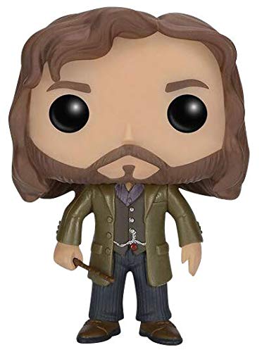 Side view of Funko Sirius Black POP figure to enhance a collectible shelf.