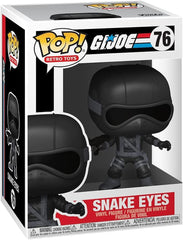 Funko Snake Eyes Pop! vinyl figure side view ideal for collectors.