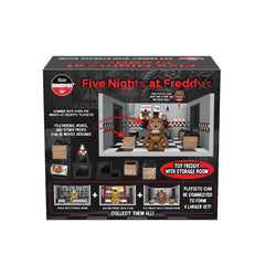 Funko Snaps Freddy figure close-up, showcasing snap-on pieces for imaginative play.