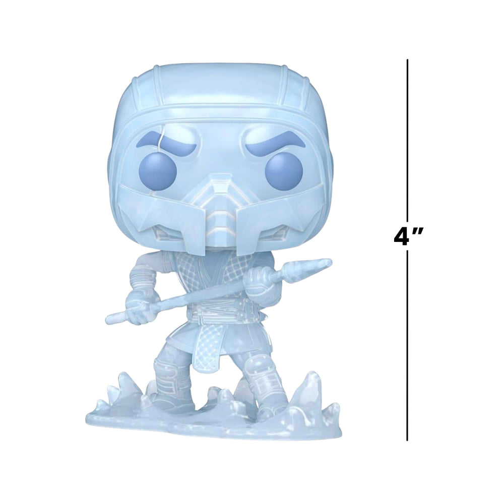 Funko Sub-Zero Mortal Kombat 11 back view with detailed artwork.