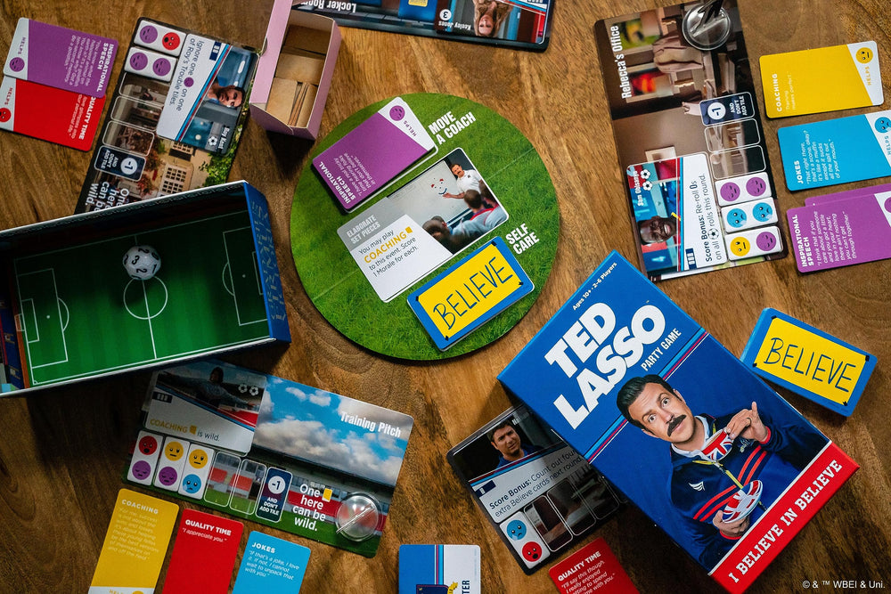 Quick start guide speeds up setup for Ted Lasso Party Game