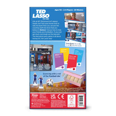 Tiles in pink biscuit box for easy tile draws in Ted Lasso game