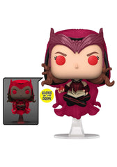 Funko WandaVision Scarlet Witch glow-in-the-dark vinyl figure, ideal for display.