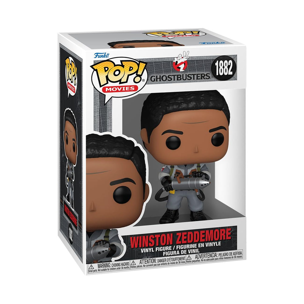 Funko Winston Zeddemore Ghostbusters II figure close-up in premium vinyl finish for display.