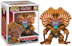 Funko Yu-Gi-Oh Exodia 6-inch vinyl figure in window box, ideal display centerpiece for shelves.