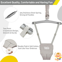 FUNLIO extendable steel stand shown in a sturdy configuration