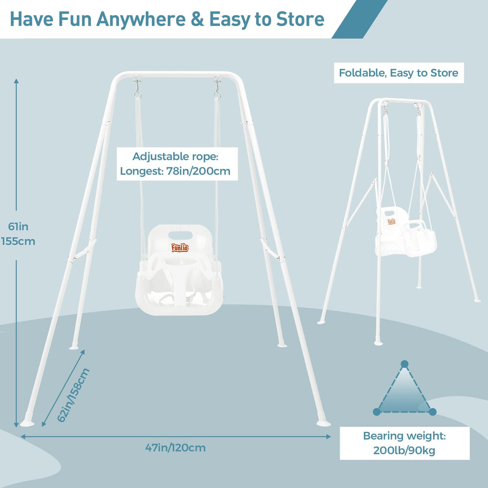 FUNLIO foldable storage design makes cleanup quick after playtime