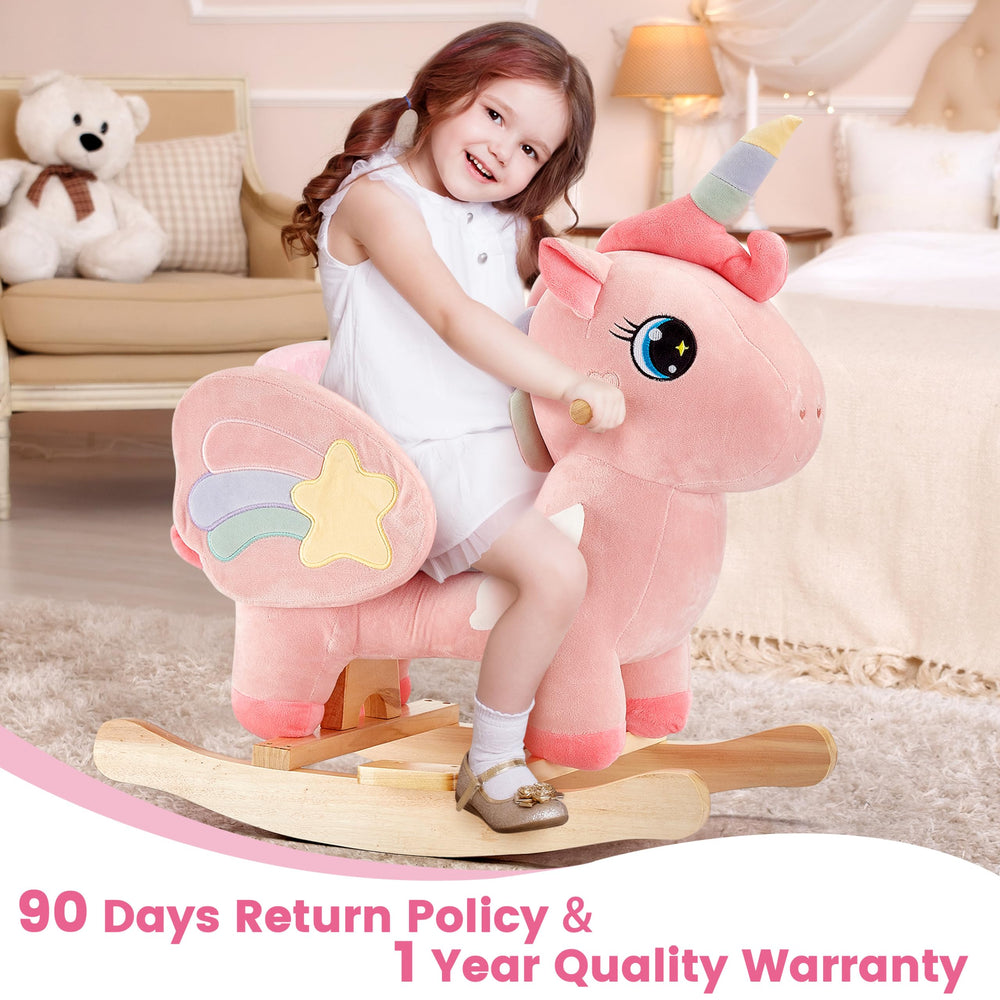 FUNLIO unicorn easy assembly helps parents set up quickly.
