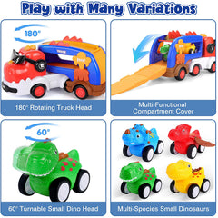 FunMission yellow pull-back dinosaur car invites vibrant storytelling