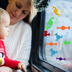 Funny Old Man travel-friendly toys with eggshell storage ideal for trips and car rides.