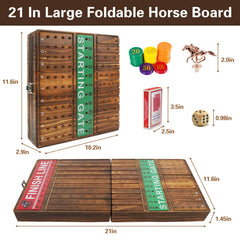FUNNYB&G solid wood race board with durable construction for repeated use.
