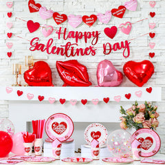 Funnymoom utensils for easy serving with coordinated galentine style
