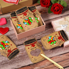 FunnyPars sturdy 5.5 by 3.5 inch valentines cards