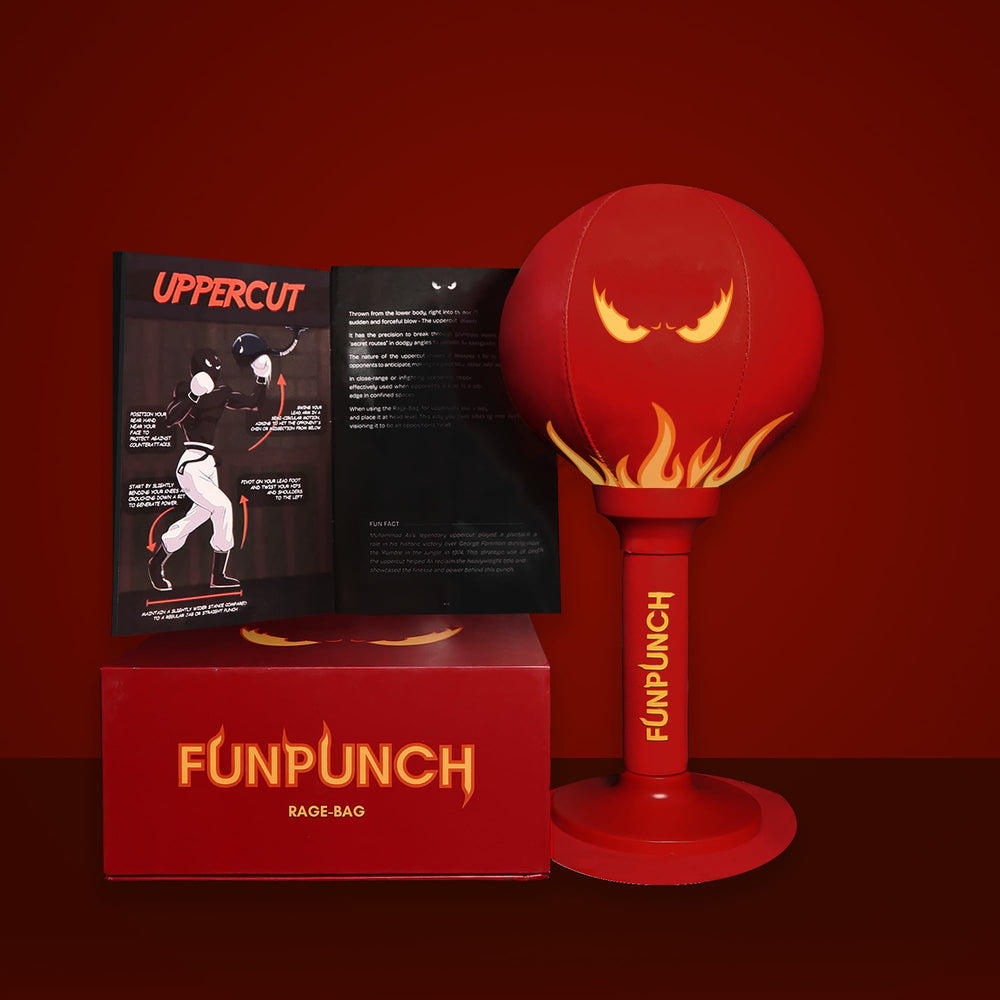 FunPunch Rage Bag soft foam cover provides a comfortable, joint-friendly workout surface.